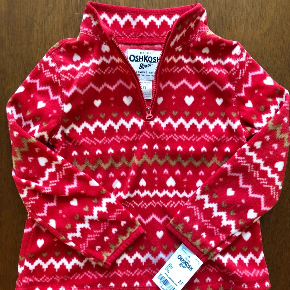 NWT OshKosh B’gosh Fleece Pullover